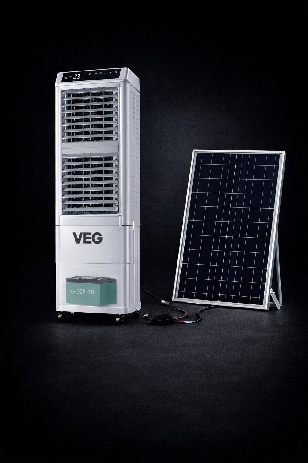 VEG Solar Pro 90 - Solar Set (including Solar Panel) - For Restaurants, Business & large halls