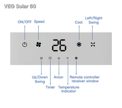 Solar 60 (Battery) - For Hotelrooms & Home