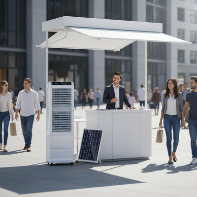 VEG Solar Pro 90 - Solar Set (including Solar Panel) - For Restaurants, Business & large halls